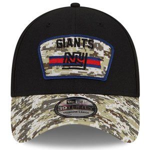 Nwt Mens M/L New Era New York Giants Salute To Service Hat Cap 39Thirty 2021 NFL